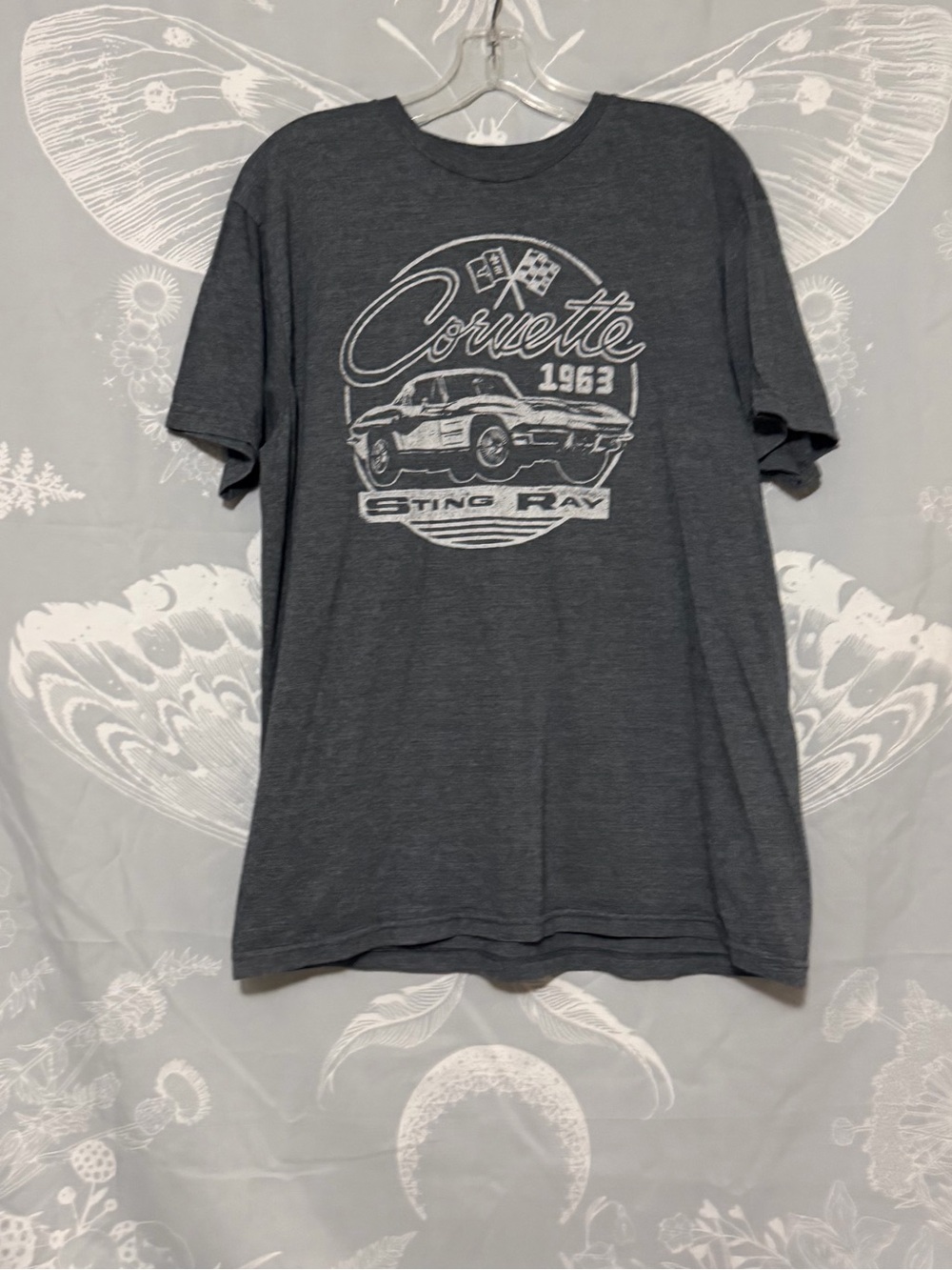 Kohl's Charcoal Gray Men’s Corvette 1963 Sting Ray Graphic Tee